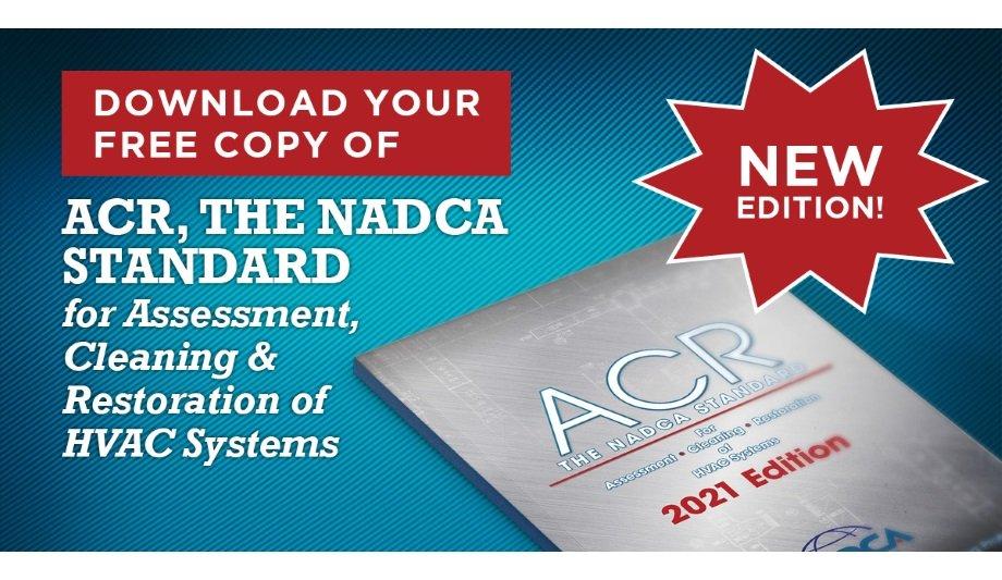 The National Air Duct Cleaners Association Releases 2021 Edition Of ACR To Assess New And Existing HVAC Systems