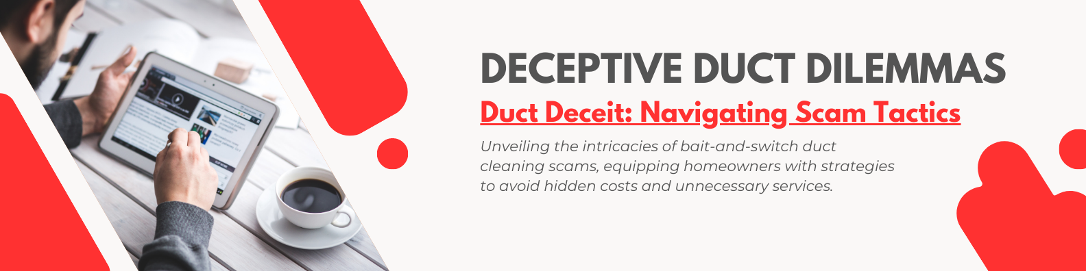 Unmasking Duct Deceit: Navigating Scam Tactics