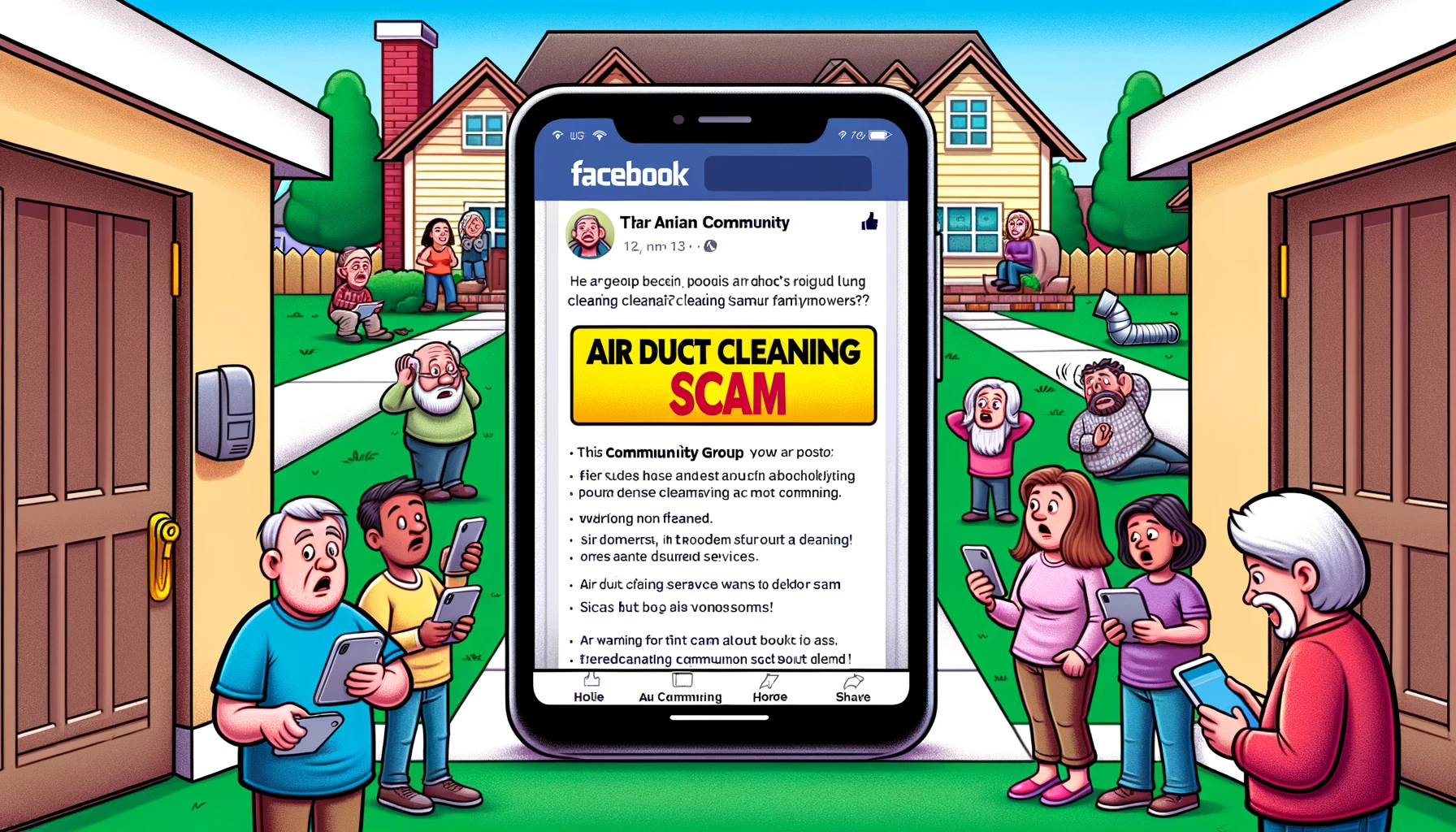 Navigating Duct Cleaning Scams in Facebook Groups (2024)